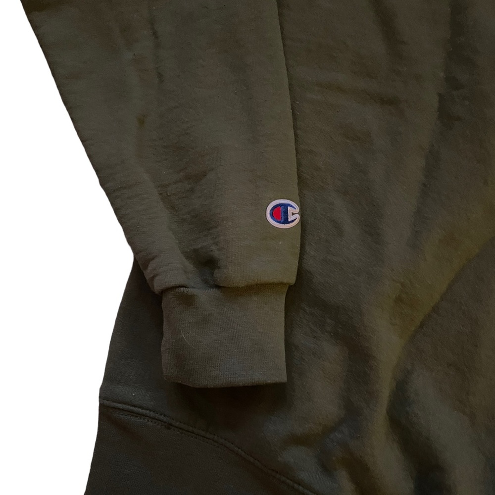 champion x assholes live forever green oversized crewneck sweatshirt sweater - Picture 5 of 5